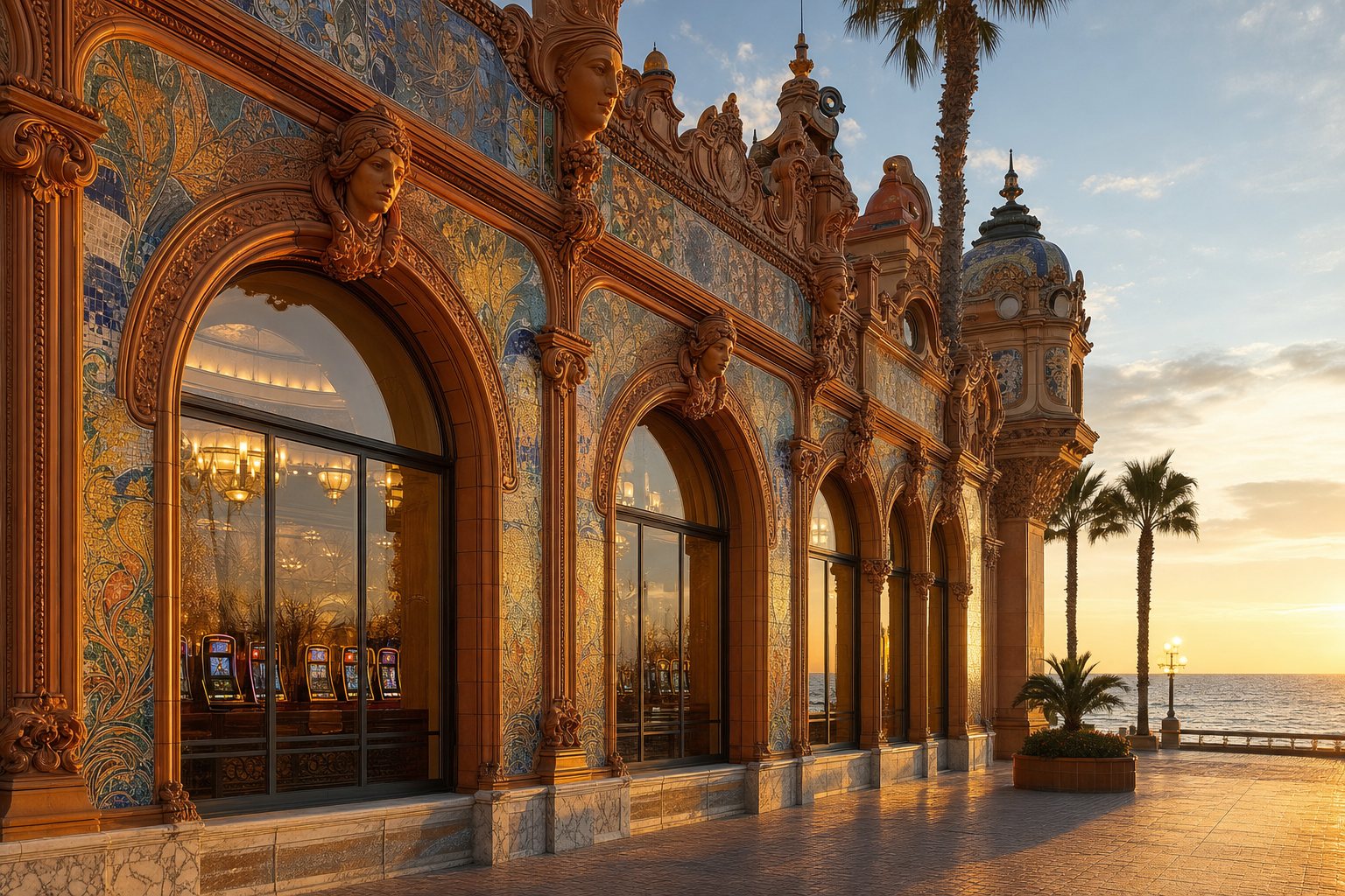 Fachada de Casino Modernista en Barcelona